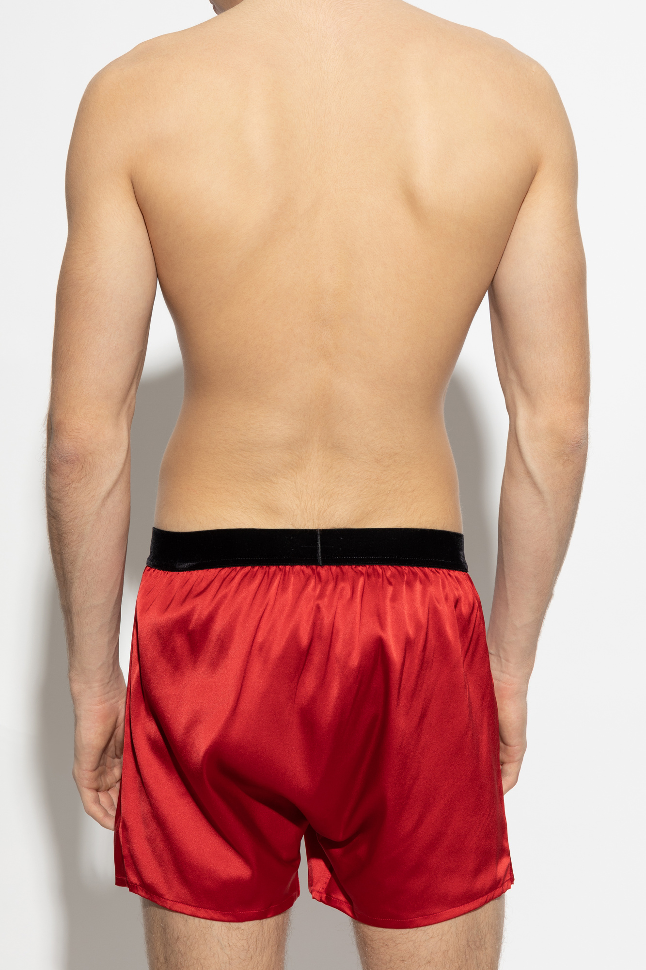 ショートパンツ [TOMFORD] Boxer-Style Shorts In Silk Satin STRETCH SILK SATIN BOXER SHORTS | Tom Ford Fashion